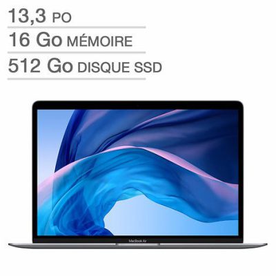 Apple – MacBook Air de 13 po gris cosmique